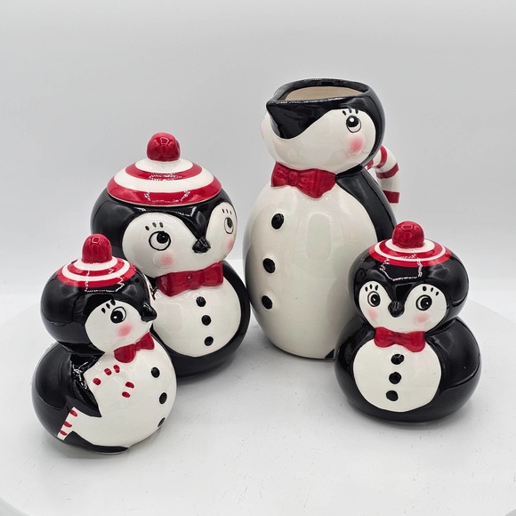 Carnival Cottage Johanna Parker Christmas Collection Salt-Pepper & Sugar-Creamer